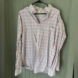 Red and Blue Plaid Casual Shirt